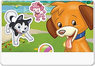 LeapFrog Pet Pals Sticker Story Time Tag Reading System Interactive Book 4-8 Yrs for sale online