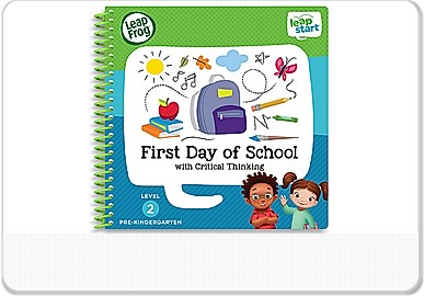 LeapFrog LeapStart Pre-School Activity Book Daily Routines Level 1 BOOK ONLY 