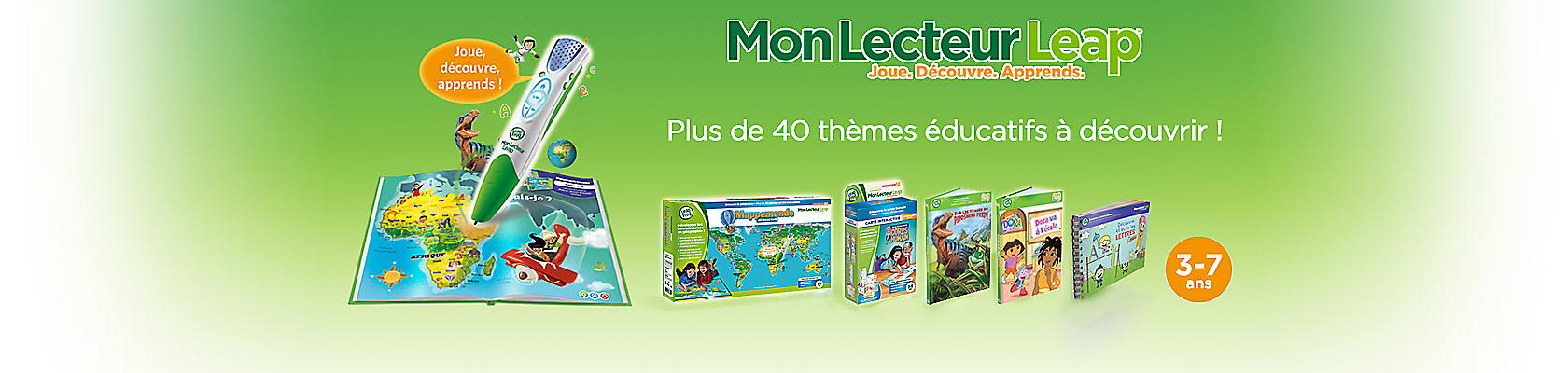 LeapFrog - Pack complet : mon lecteur leap + livre activités batterie inclus, Livraison Gratuite 24/48h