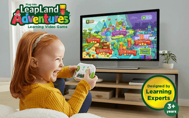 Vídeo Game Portátil com Jogos Educativos para Crianças de 4 a 8 Anos,  LEAPFROG, Verde - Dular