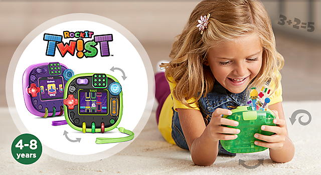 LeapFrog Rockit Twist Kids Handheld Learning Game System for sale online 