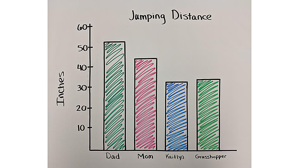 Who Can Leap the Farthest Bar Graph