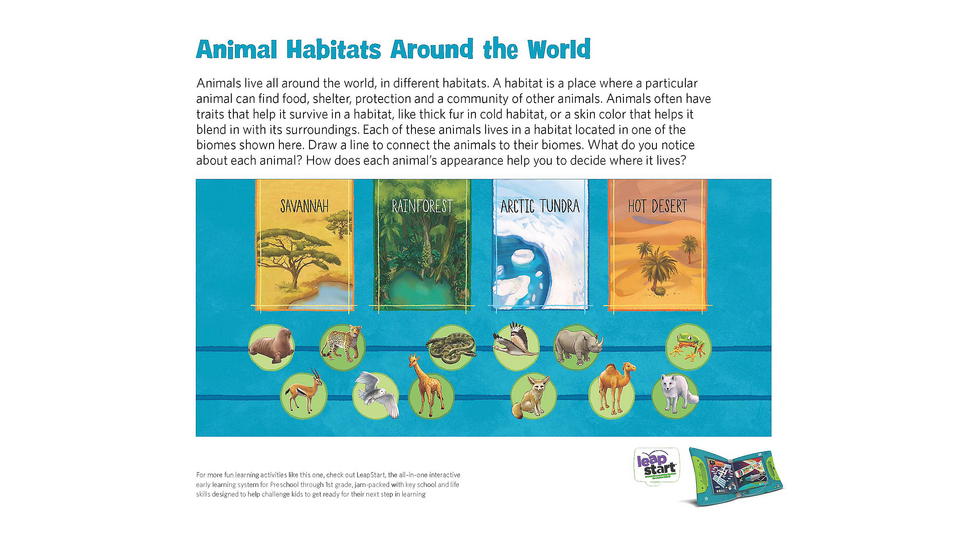 Animal Habitats Around the World