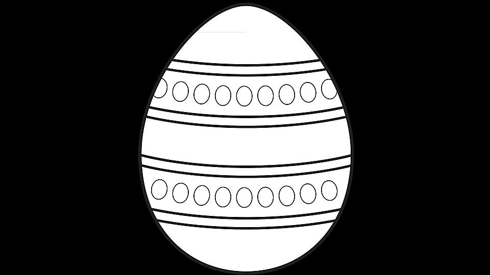 easter egg coloring pages