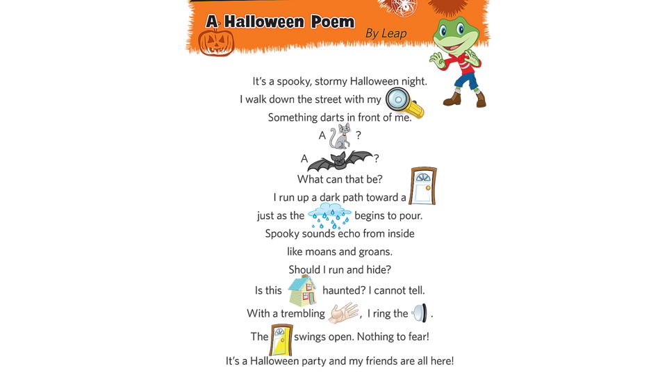 Leap's Halloween poem