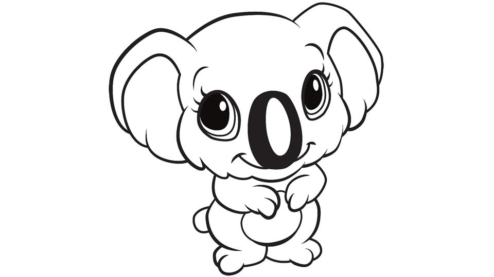 61 Coloring Pages Koala Best