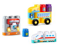 Blocks Toy │ LeapBuilders │ Roads and Railways Vehicles