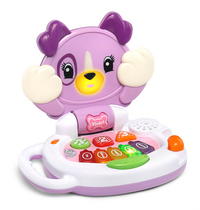 Infant Laptop Toy │ My Peek-a-Boo LapPup, Violet │ LeapFrog
