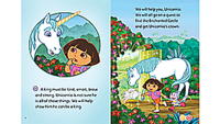 NEW LeapFrog Tag LeapReader Book Dora the Explorer Tale of Unicorn King; 4-6 yrs 