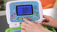  LeapFrog 2-in-1 LeapTop Touch, Pink : Toys & Games