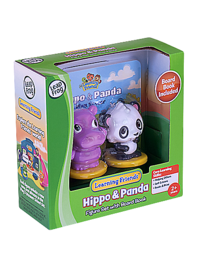 Learning Friends Hippo & Panda Figure Set with Board Book