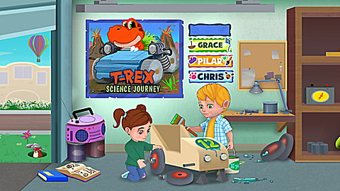 Get Ready for Kindergarten: T-Rex Science Journey