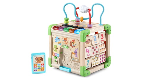 Touch & Learn Wooden Activity Cube
