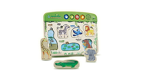 IE Interactive Wooden Animal Puzzle