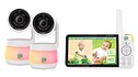 LF925HD-2 Remote Access Smart Video Baby Monitor with 5"/12.7 cm HD Parent Viewer & 2 Pan-Tilt Cameras View 1