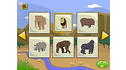 Brain Blocks Flash Cards: Land Animals View 3