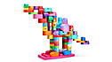 LeapBuilders 81-Piece Jumbo Blocks Box (Pink) View 6